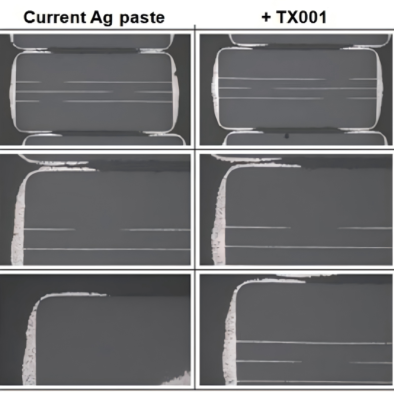 触变剂改善拐角银层连续性