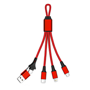 5 In 1 Keychain USB Cable